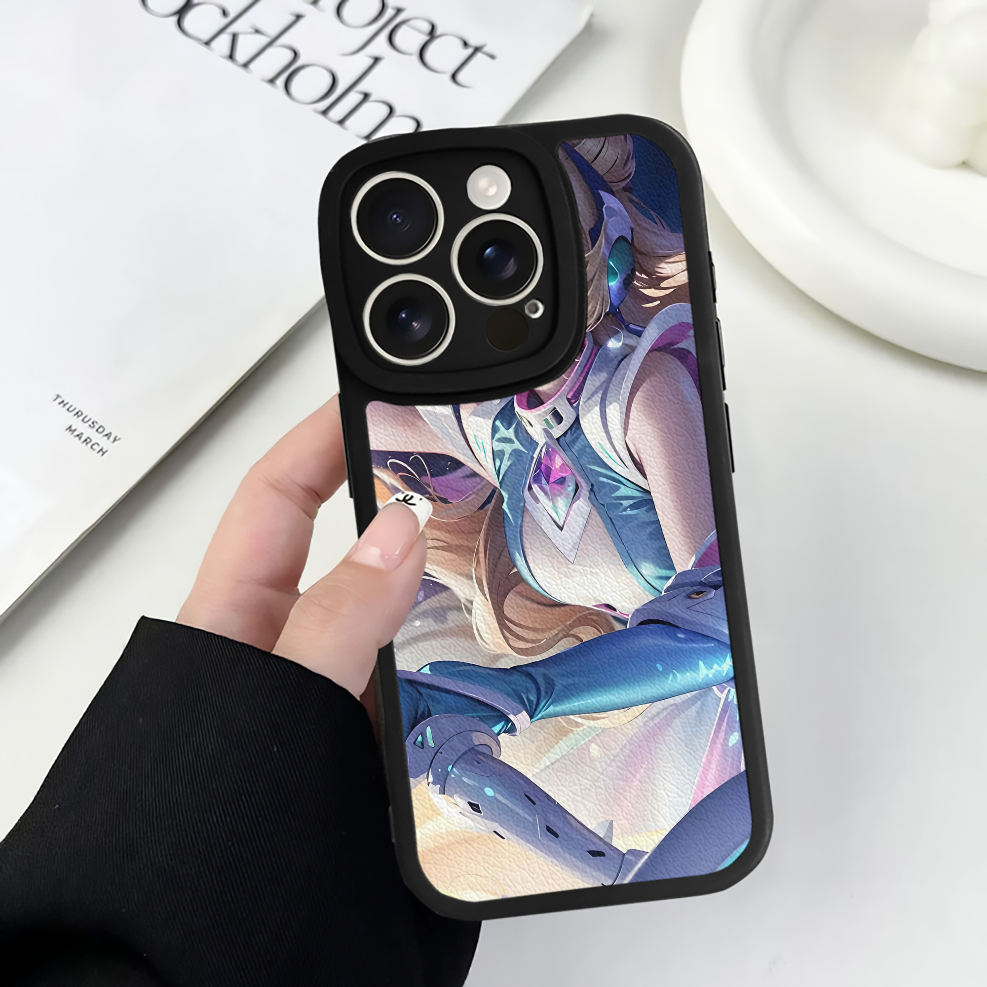 リーグ・オブ・レジェンド League of Legends LOL 【iPhone 16シリーズ対応】シリコンスマホケース（レザー調） 材質：シリコン